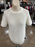 Athletic Top Ss By Varley In Cream, Size:S