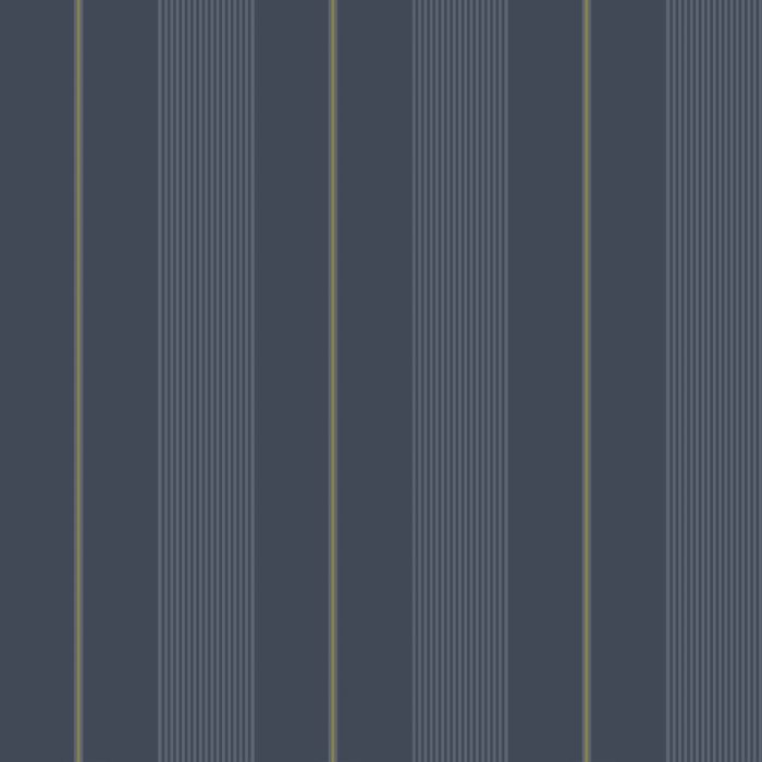 Axel Stripe Wallpaper - Navy Blue