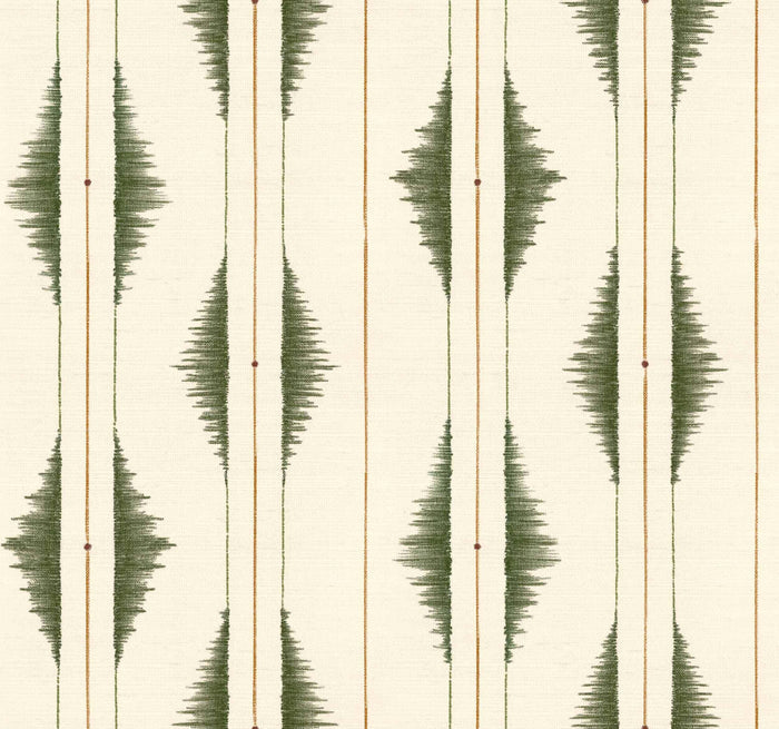 Azilal Embroidery Wallpaper – Leaves