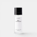 Shop Rescue Spa Byredo Bal d'Afrique hydrating body mist in a frosted glass bottle with a black cap.