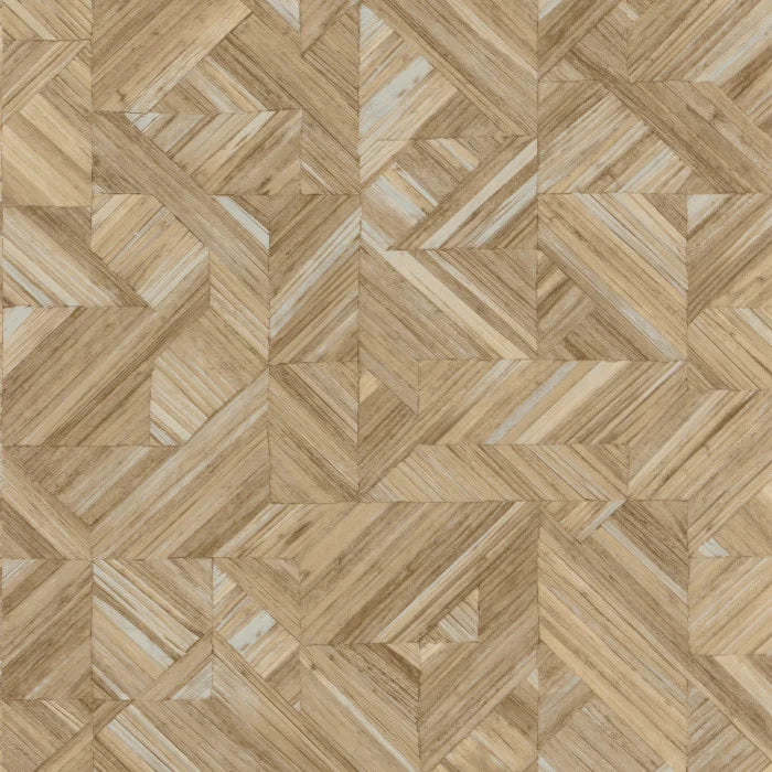 Bali Paille Vinyl Wallpaper - Shades of Light Brown