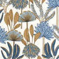 Bali Wallpaper - Bleu orange