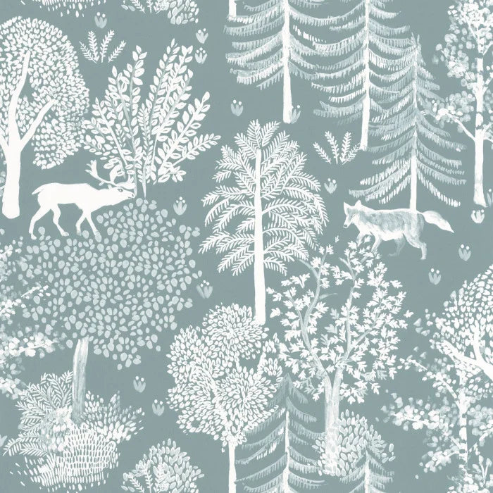 Ballad Deer Wallpaper - Clair Blanc - Discontinuing
