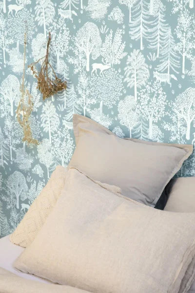 Ballad Deer Wallpaper - Clair Blanc - Discontinuing