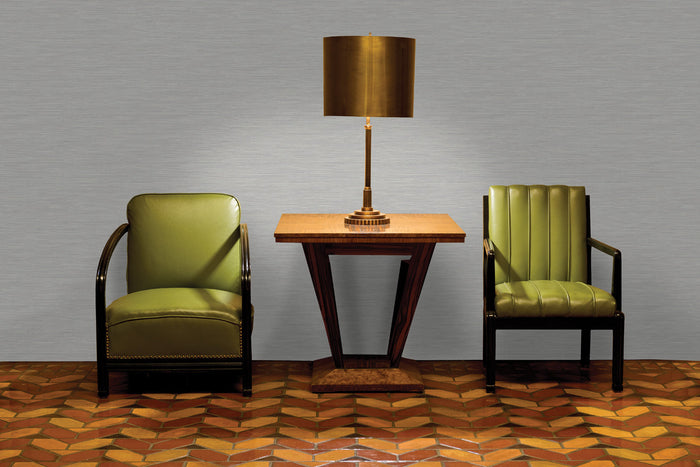 Bambara - Vinyl Grasscloth Wallpaper - Grey - Discontinuing