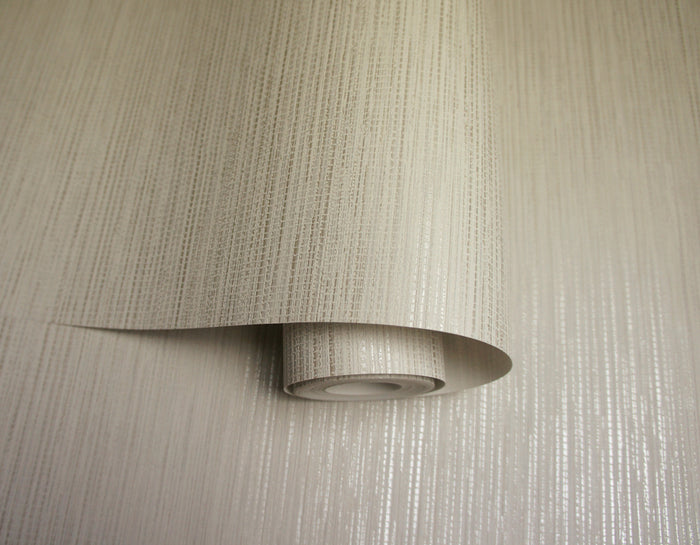 Bambara - Vinyl Grasscloth Wallpaper - Taupe - Last 6 Rolls Arriving Nov 2026