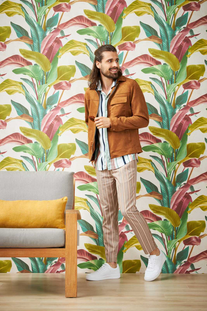 Banana Tropical Wallpaper - Multicolored