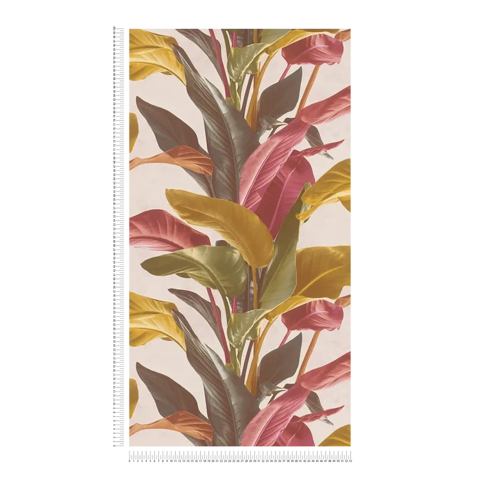 Banana Tropical Wallpaper - Red