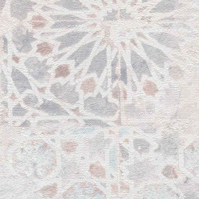 Barcelona Mosaic Wallpaper - Grey