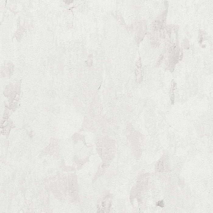 Barcelona Plaster Wallpaper - Grey - White