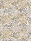 Baroque Floral Wallpaper - Sand