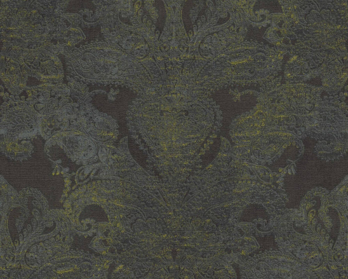 Baroque Ornaments Wallpaper (Metropolitan Stories 3 Collection) - Black