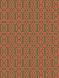 Baroque Pattern Wallpaper - Red