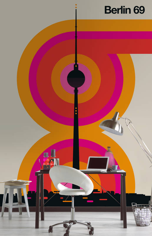 Berlin Radio Tower - Custom Sized Wallpaper Mural (per m2)