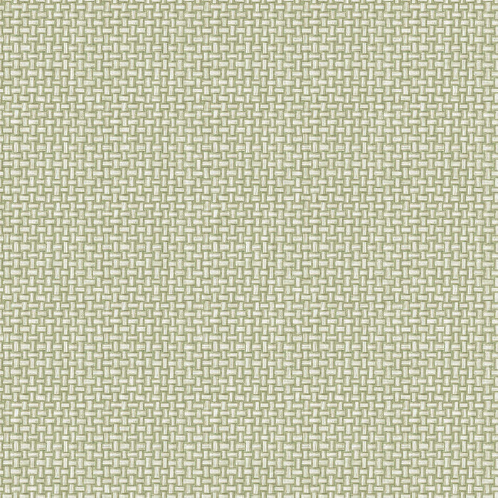 Biderbost Weave Wallpaper - Green