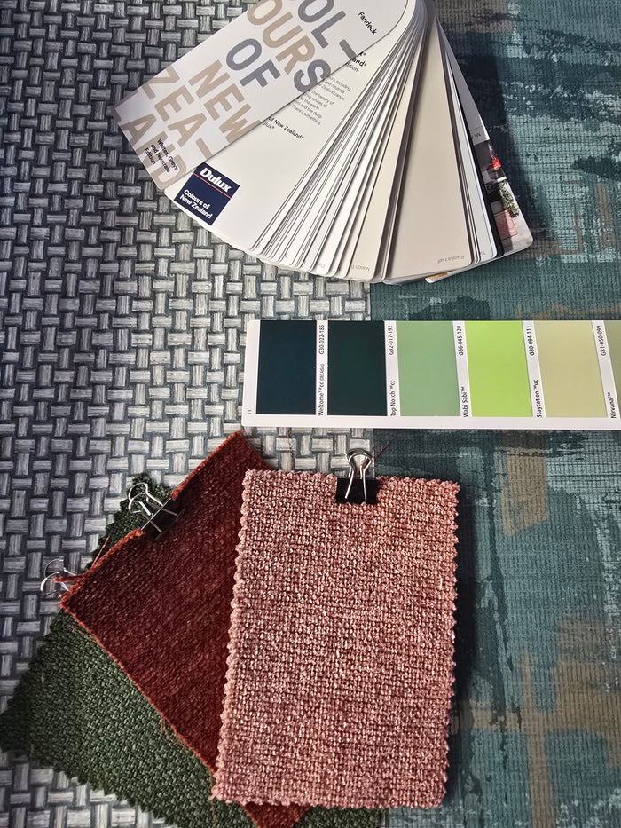 Biderbost Weave Wallpaper - Teal