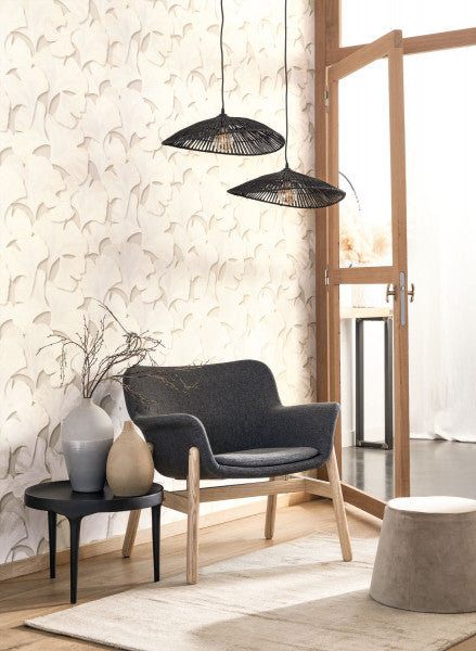Biloba Ginkgo Wallpaper - Cream 2