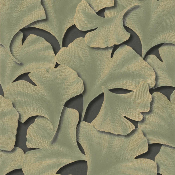 Biloba Ginkgo Wallpaper - Lighter Green