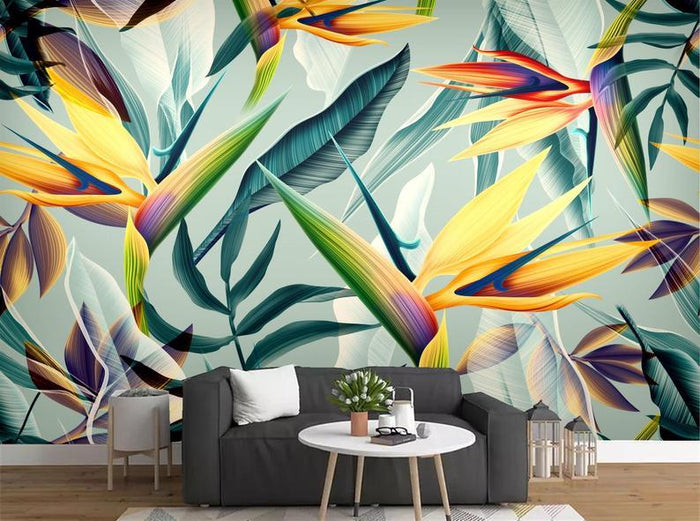 Bird of Paradise - Wallpaper Mural NZ-Mural