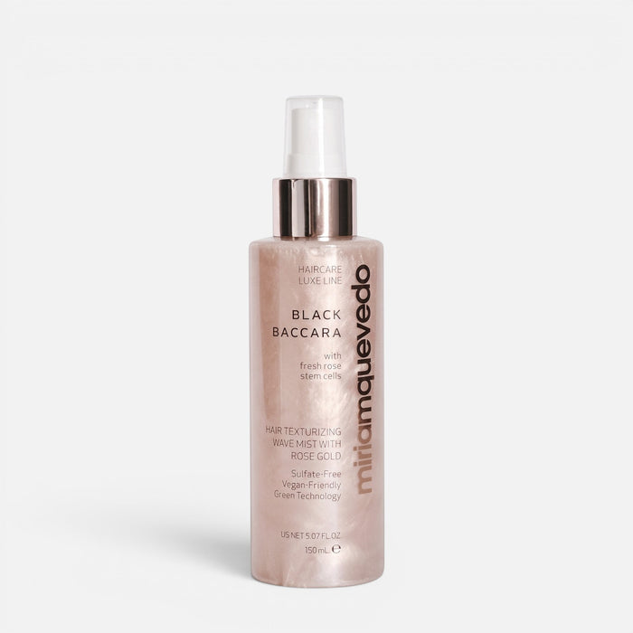Shop Rescue Spa Miriam Quevedo Black Baccara rose gold hair texturizing wave mist spray bottle