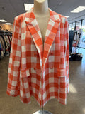 Blazer By Fate In Orange & White, Size:M
