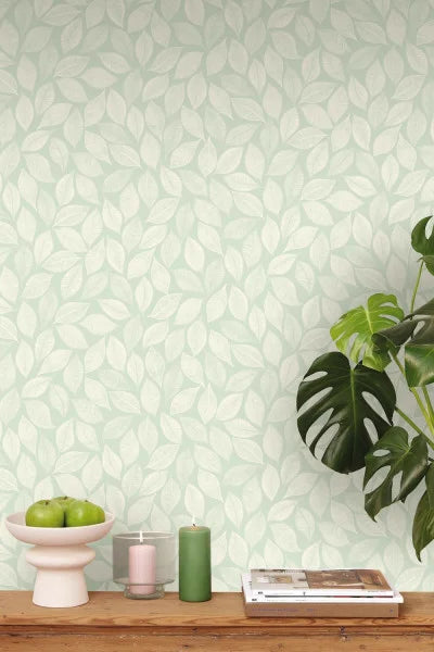 Bliss Wallpaper - Vert d'eau