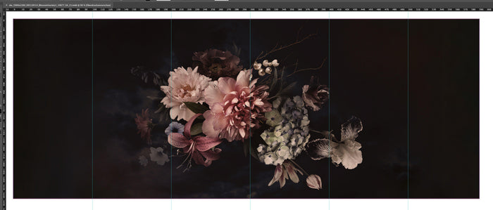 Blossom Living Walls - Blossom 1  - Custom Sized Wallpaper Mural (per m2)