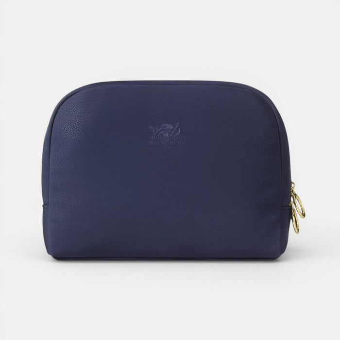 Blue Suede Toiletry Pouch