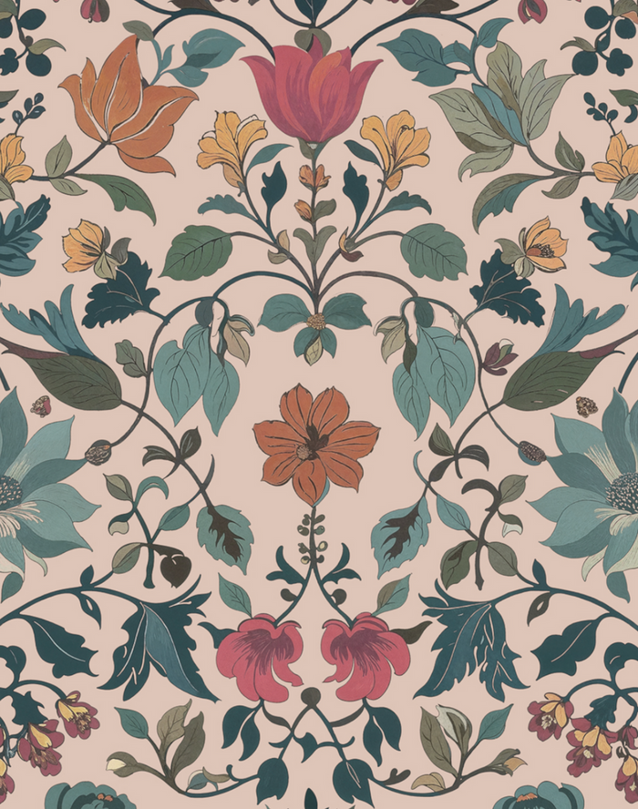 Bocage Wallpaper - Pink