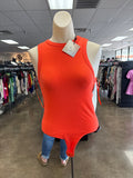 Bodysuit By Happily Grey In Orange, Size:M