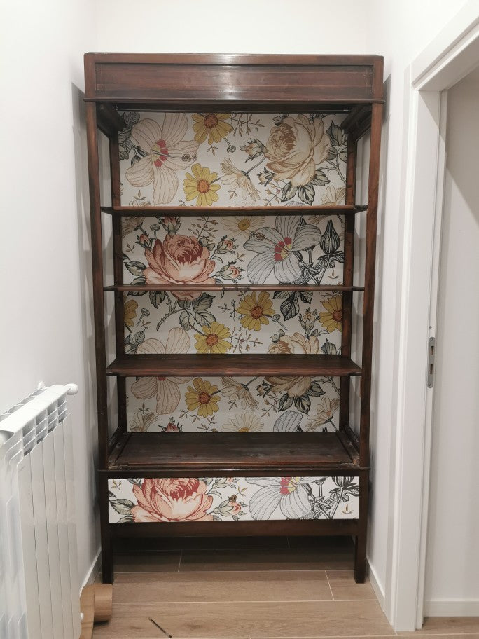 Boho Hibiscus - Custom Sized Wallpaper Mural (per m2)