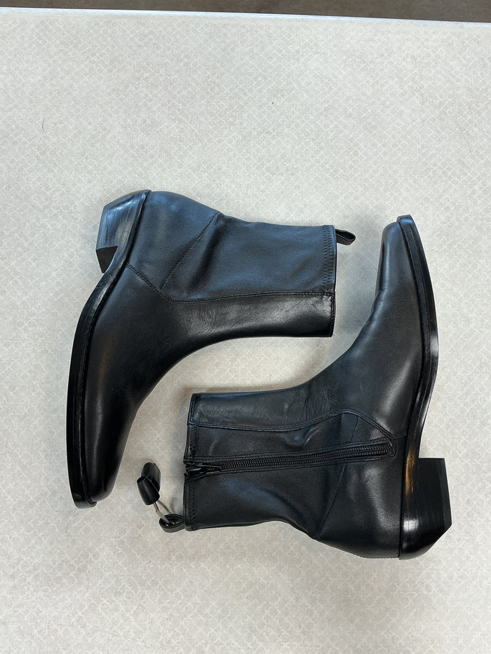 Boots Ankle Flats By Madewell In Black, Size:7.5
