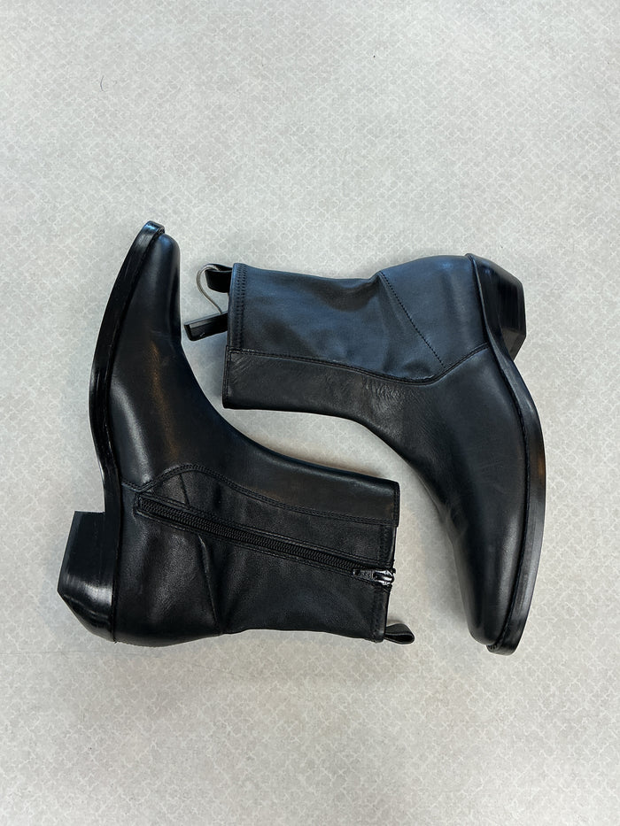Boots Ankle Flats By Madewell In Black, Size:7.5