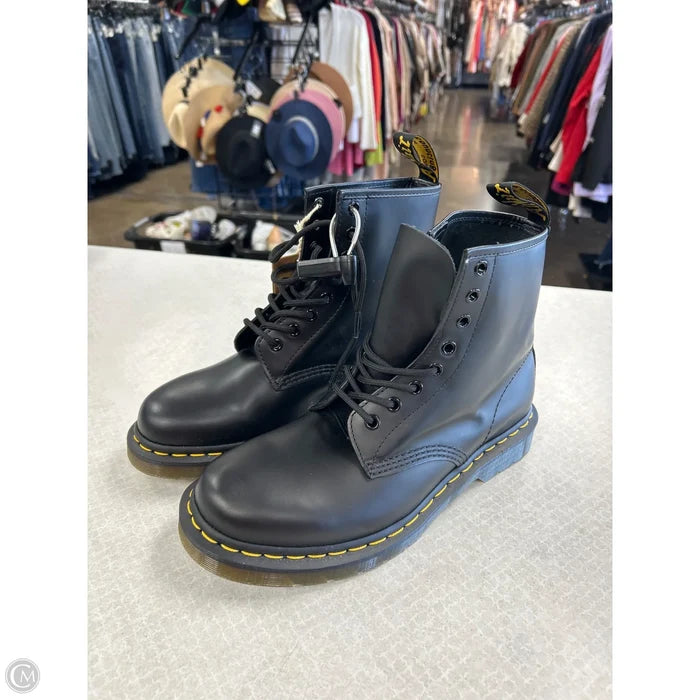 Boots Combat By Dr Martens In Black, Size: 9