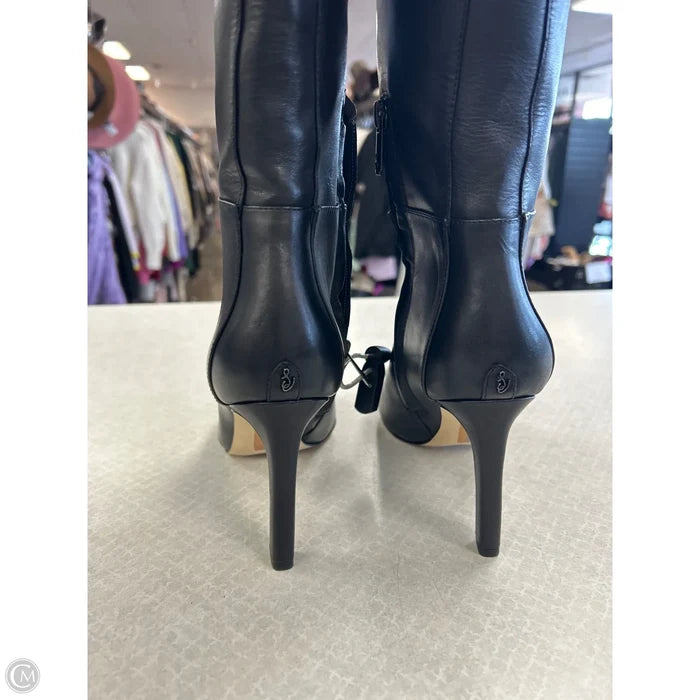 Boots Knee Heels By Sam Edelman In Black, Size: 7
