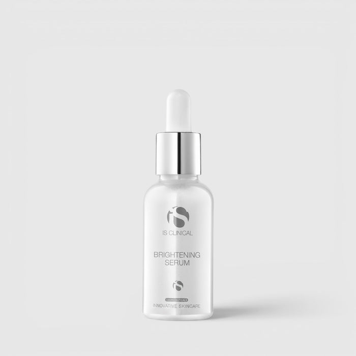 Shop Rescue Spa iS Clinical Brightening Serum in a clear glass dropper bottle for uneven skin tone.