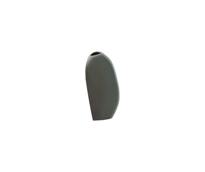 Bud Vase - Grey/Green 14cm