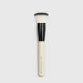Shop Rescue Spa Buff and Blur flat-top makeup brush with soft vegan bristles and a speckled cream handle