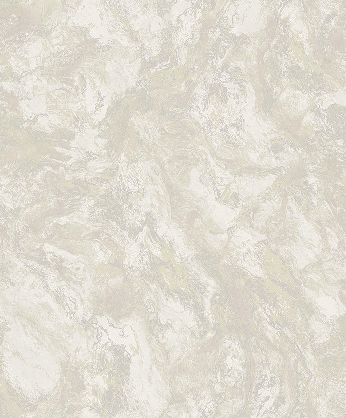 Calacatta Marble Bead Wallpaper - Champagne