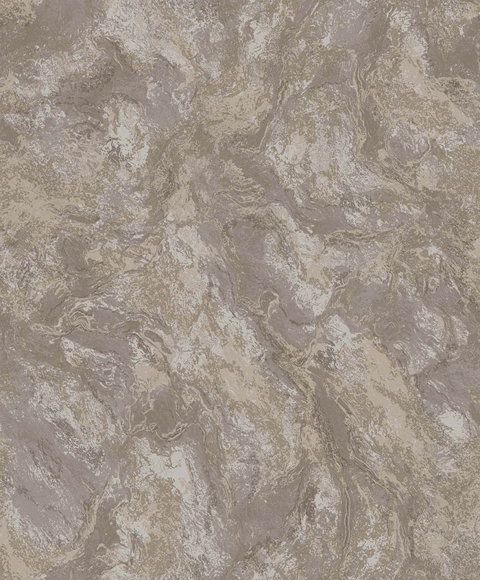 Calacatta Marble Bead Wallpaper - Taupe
