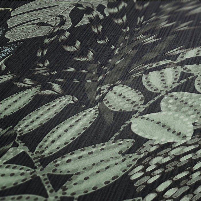 Capetown Jungle Wallpaper -Green/Black