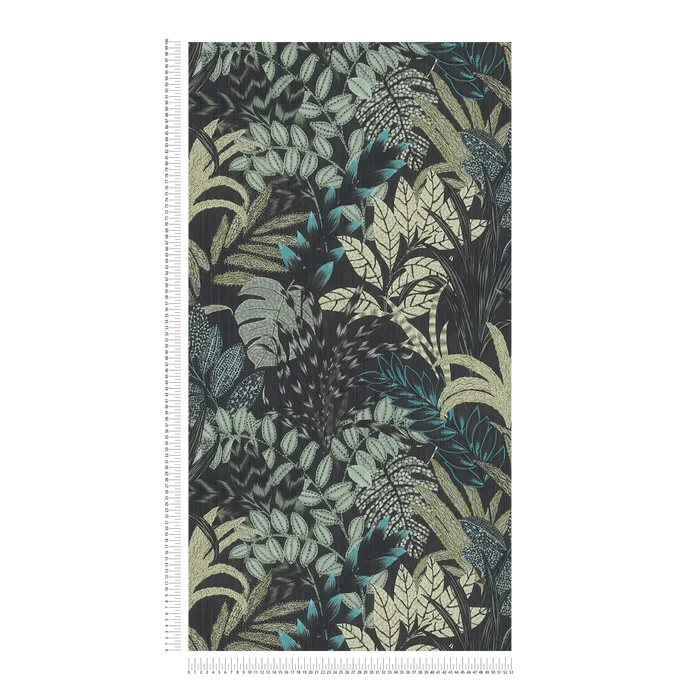 Capetown Jungle Wallpaper -Green/Black