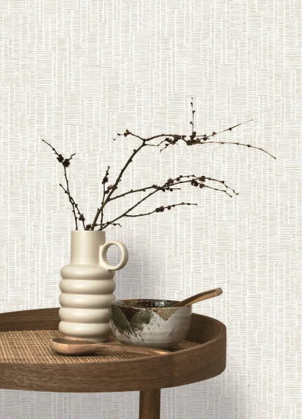 Capri Wallpaper - Pebble