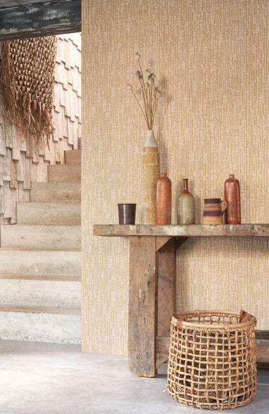 Capri Wallpaper - Sandalwood