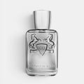 Shop Rescue Spa Castley Eau De Parfum in a clear glass bottle with a silver cap and embossed horse crest logo.