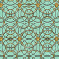 Versace Chain Wallpaper - Green/Gold