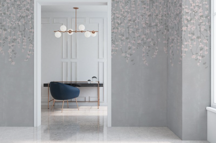 Cherry Blossom - Custom Sized Wallpaper Mural (per m2)