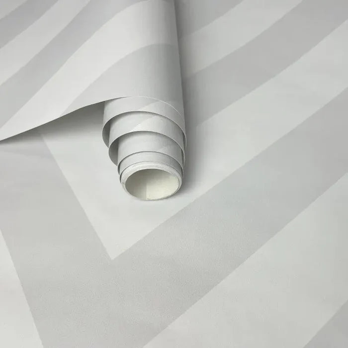 Chevron Wallpaper - Grey/White - Last 3 Rolls