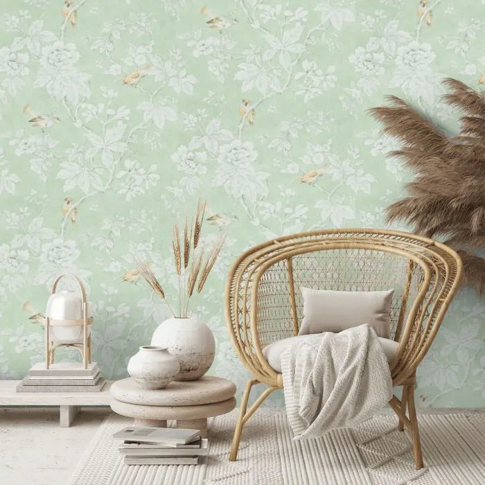 Chiswick Grove Wallpaper - Sage Green