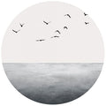 Circular Open Sea Scape Mural